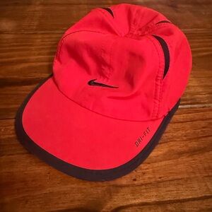 Nike Red and Black Dri-FIT Sport Cap